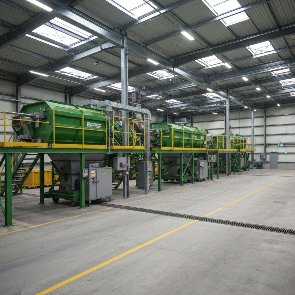 Modern waste management facility